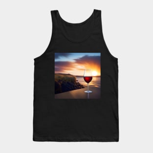 Glass of Wine Tank Top